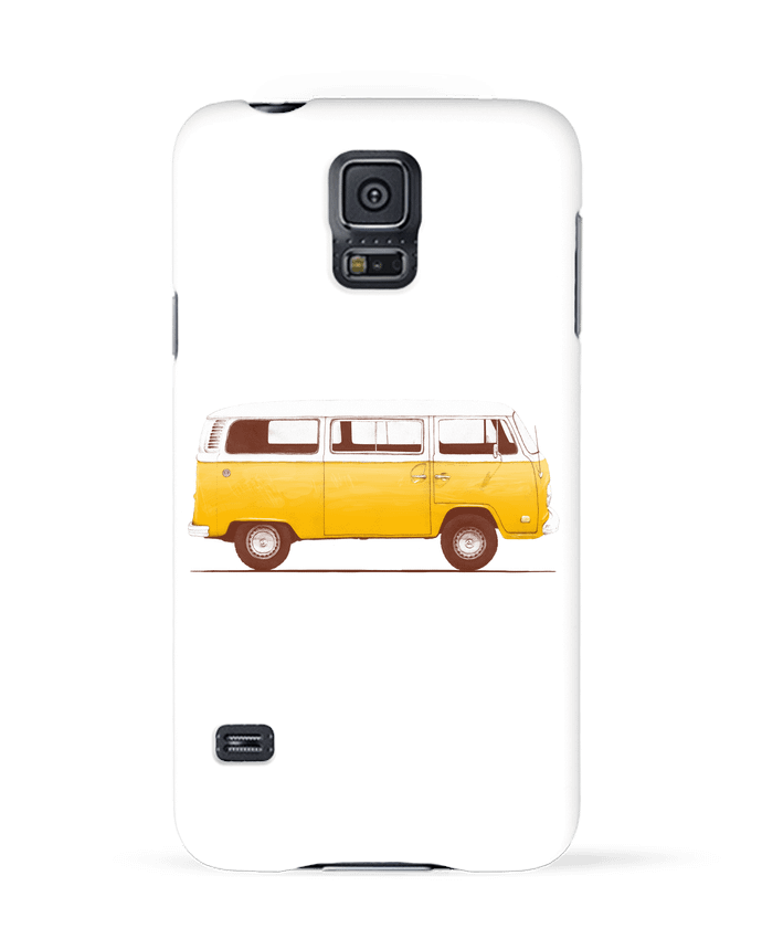 Case 3D Samsung Galaxy S5 Yellow Van by Florent Bodart