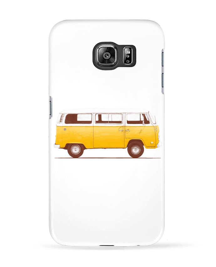 Case 3D Samsung Galaxy S6 Yellow Van - Florent Bodart