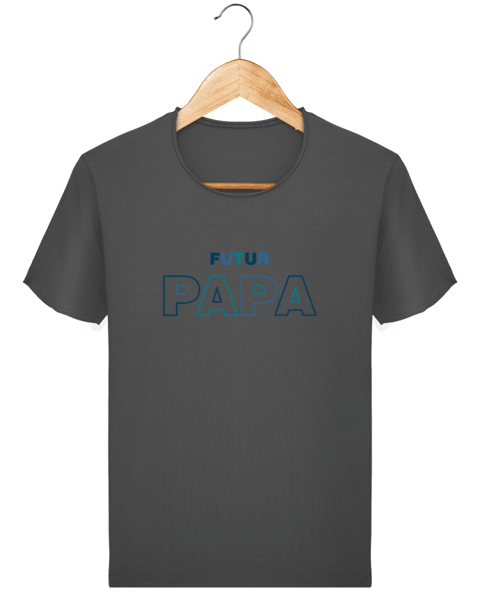  T-shirt Homme vintage Futur papa par tunetoo