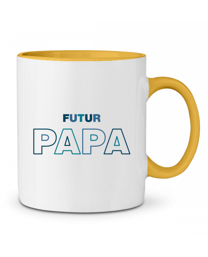 Mug bicolore Futur papa tunetoo