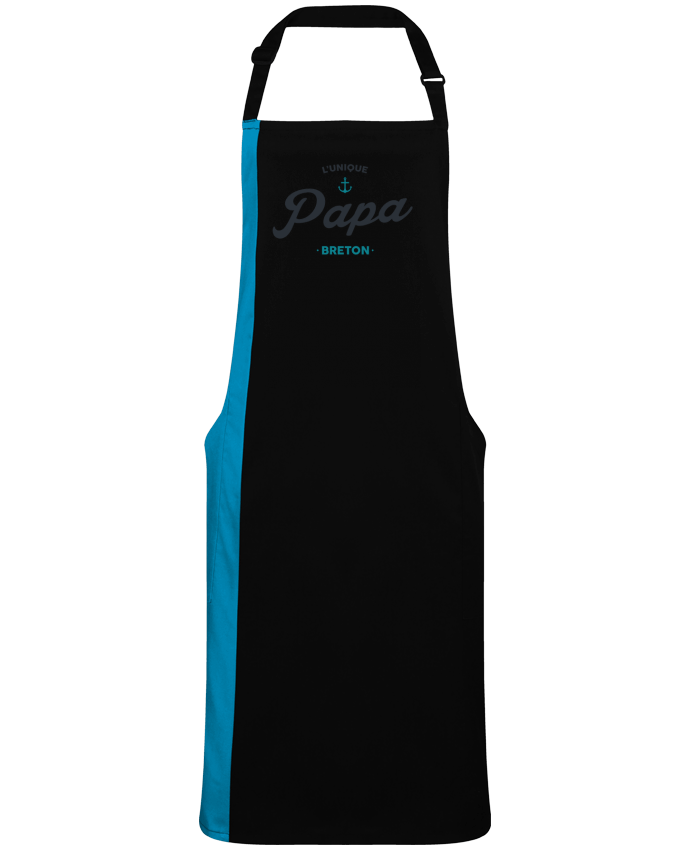 Tablier bicolore Papa breton par  tunetoo