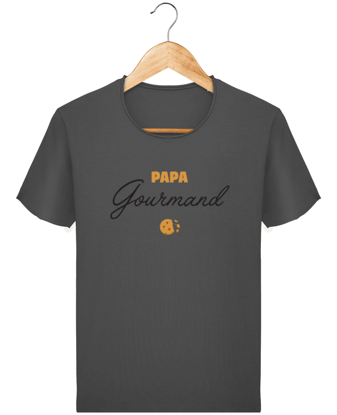  T-shirt Homme vintage Papa gourmand par tunetoo