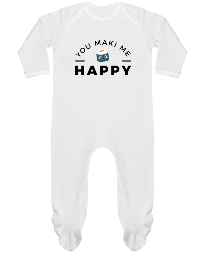 Body Pyjama Bébé You Maki me Happy par Nana