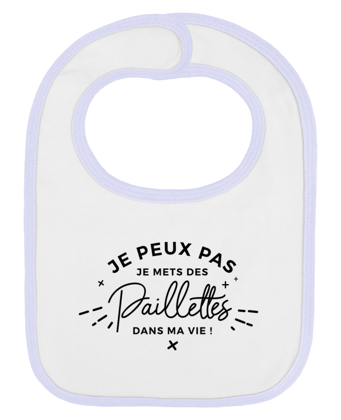 Bavoir bébé uni Paillettes par Nana