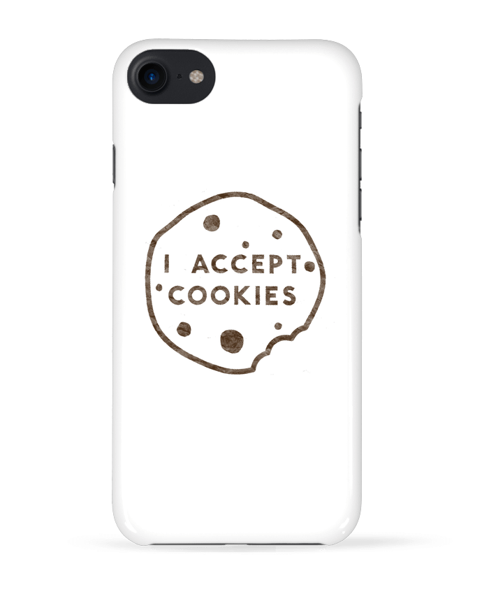 Case 3D iPhone 7 I accept cookies de Florent Bodart