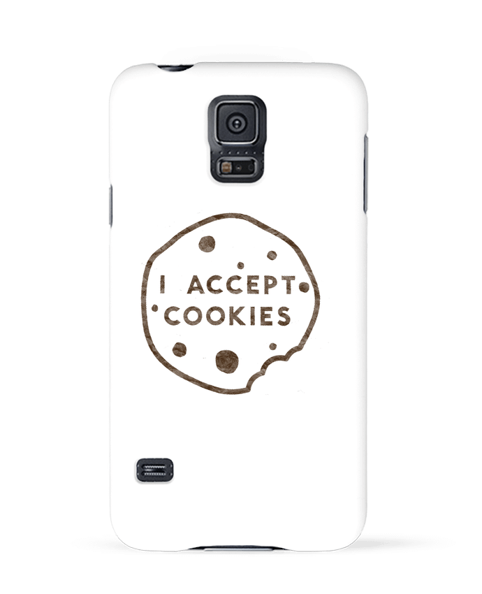 Coque Samsung Galaxy S5 I accept cookies par Florent Bodart