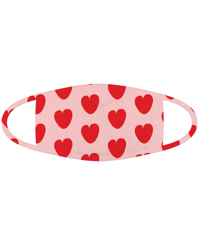 Masque Sublimable Taille L Pattern coeur by tunetoo