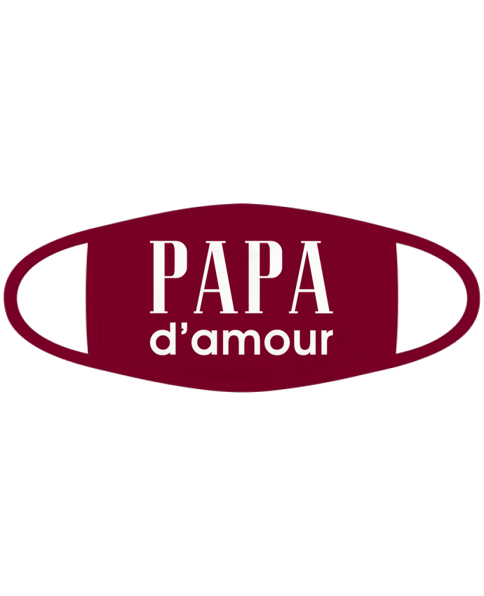 Mascarilla de protección personalizada Papa d'amour - Mascarilla de protección personalizada por tunetoo