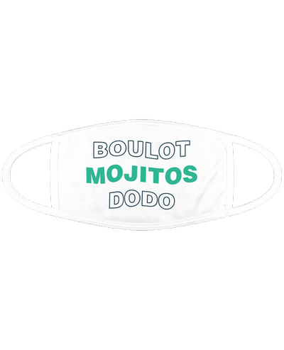 Masque Boulot Mojitos Dodo par tunetoo