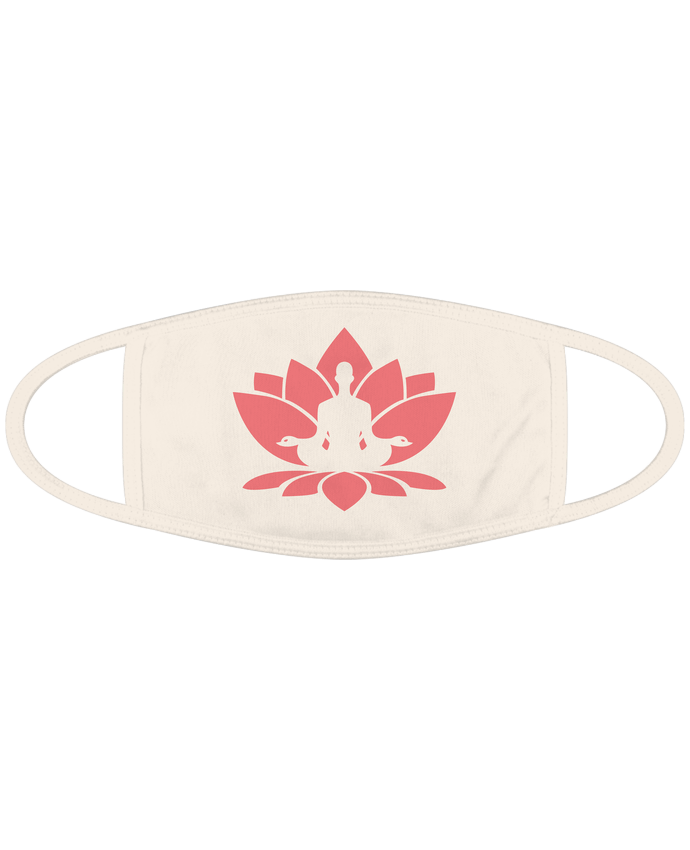 Mascarilla de protección personalizada Yoga fleur méditation - Mascarilla de protección personalizada por tunetoo