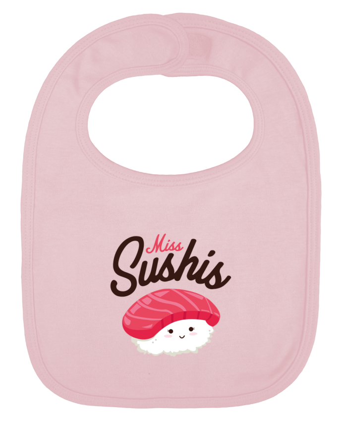 Baby Bib plain and contrast Miss Sushis by Nana