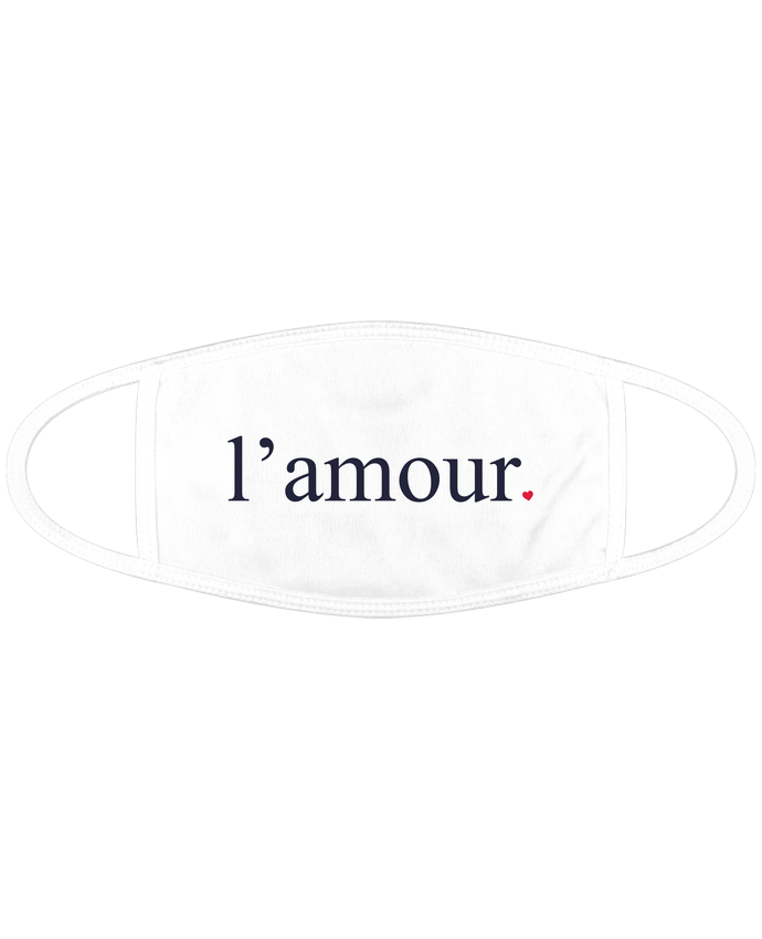Masque Sublimable Taille L l'amour by Ruuud by Ruuud