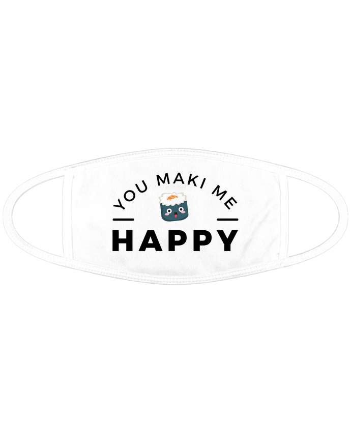 Masque Sublimable Taille L You Maki me Happy by Nana