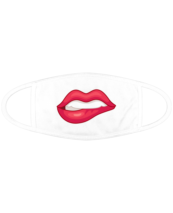 Masque Bouche femme sensuelle se mord les lèvres par Funnydesigner