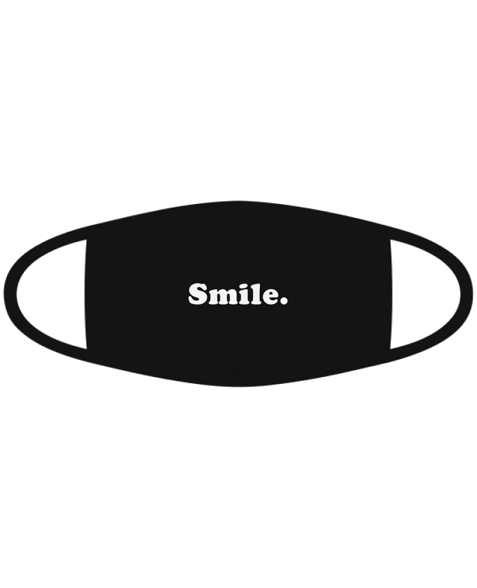 Masque Sublimable Taille L Masque Sublimable Taille L Smile noir by justsayin