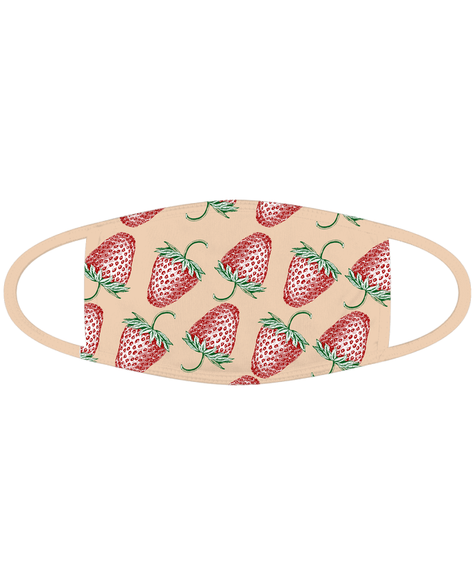 Mascarilla de protección personalizada Les fraises por Les Caprices de Filles