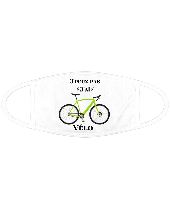 Masque J'peux pas j'ai vélo par Maka shop