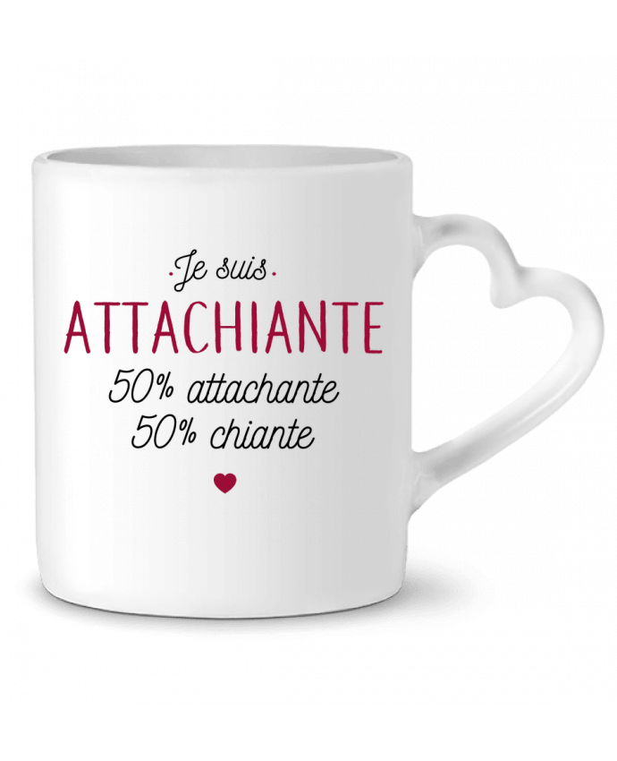 Mug coeur Attanchiante par La boutique de Laura