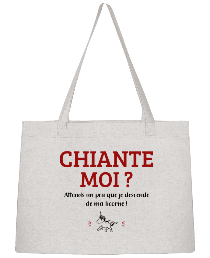 Sac Shopping Chiante moi ? par La boutique de Laura