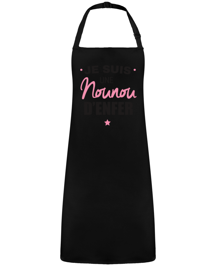 Tablier Je suis une nounou d'enfer par  La boutique de Laura