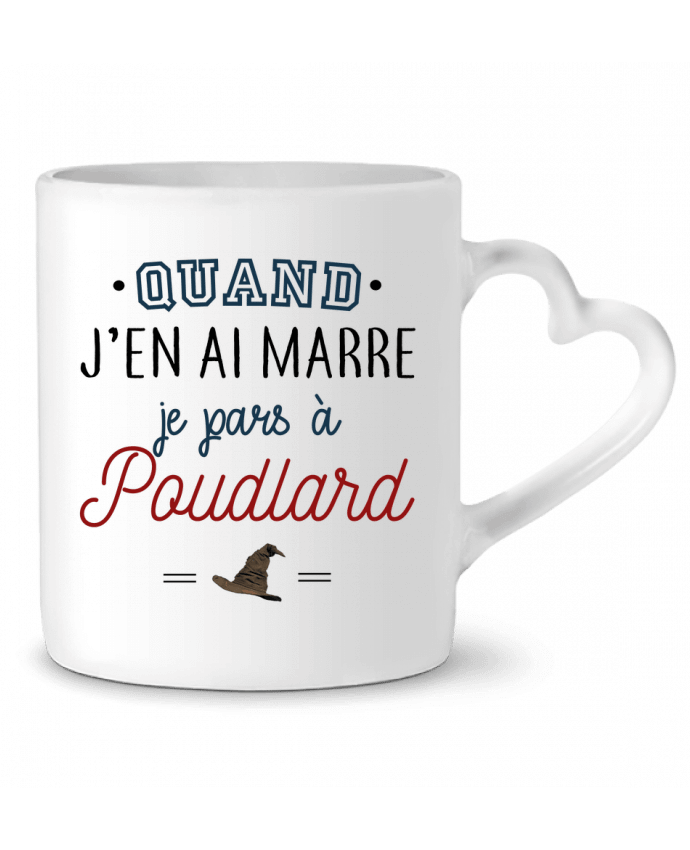 Mug coeur Je pars à Poudlard par La boutique de Laura