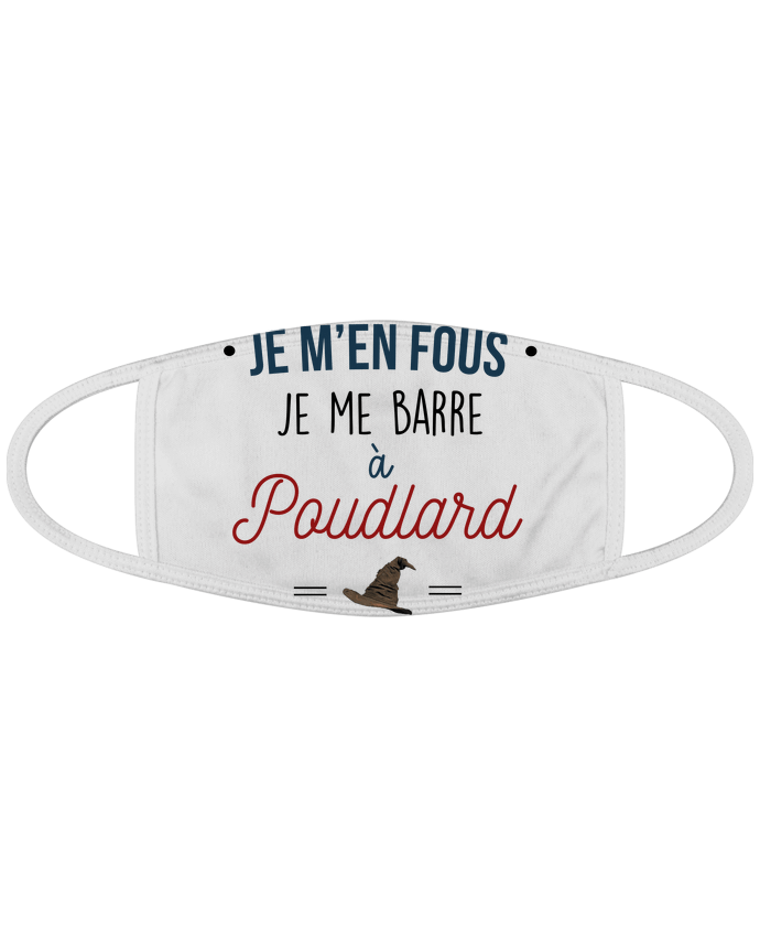 Masque J'men fou je me barre à Poudlard par La boutique de Laura