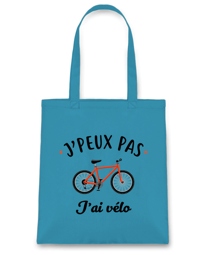 Tote-bag J'peux pas j'ai vélo par La boutique de Laura