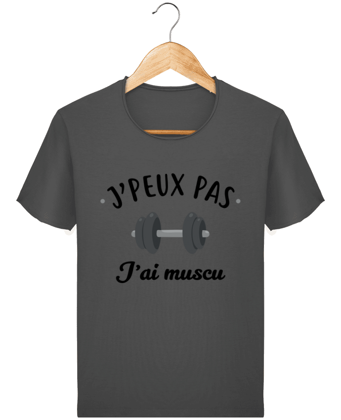  T-shirt Homme vintage J'peux pas j'ai muscu par La boutique de Laura