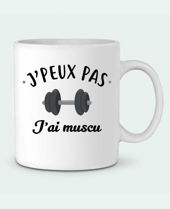 Mug  J'peux pas j'ai muscu par La boutique de Laura