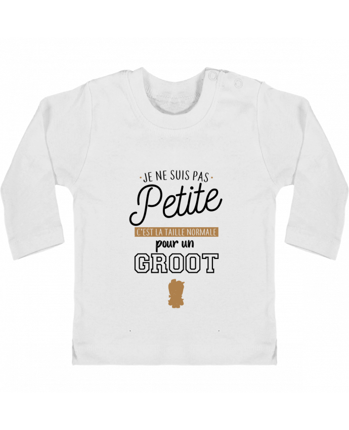 T-shirt bébé Taille normal pour un Groot manches longues du designer La boutique de Laura