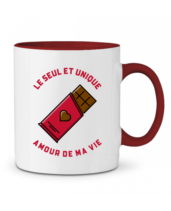 Mug bicolore Le seul et unique amour de ma vie La boutique de Laura
