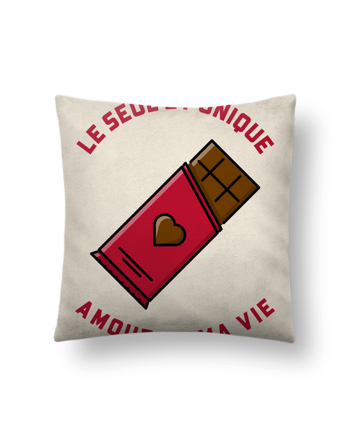 Coussin suédine Le seul et unique amour de ma vie par La boutique de Laura