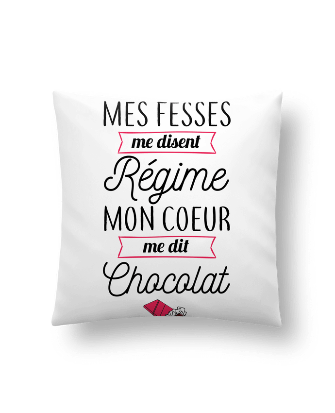 Coussin Régime - Chocolat par La boutique de Laura