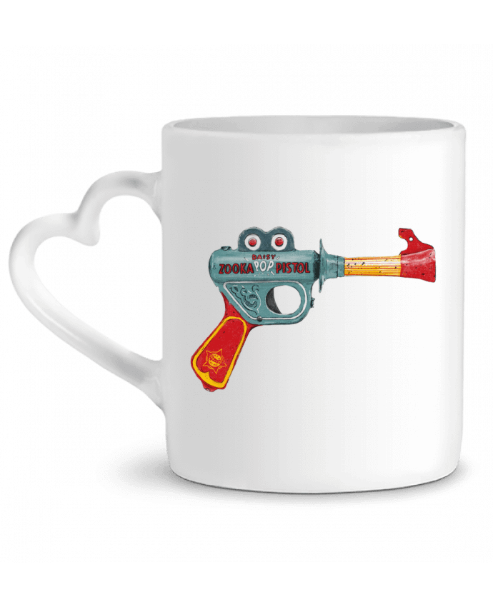 Mug Heart Gun Toy by Florent Bodart