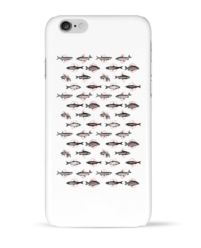 Case 3D iPhone 6 Fishes in geometrics by Florent Bodart