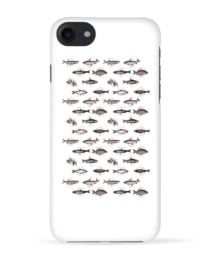 COQUE 3D Iphone 7 Fishes in geometrics de Florent Bodart