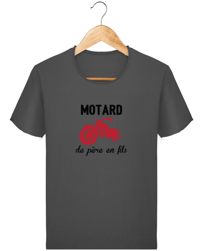  T-shirt Homme vintage Motard de père en fils par tunetoo