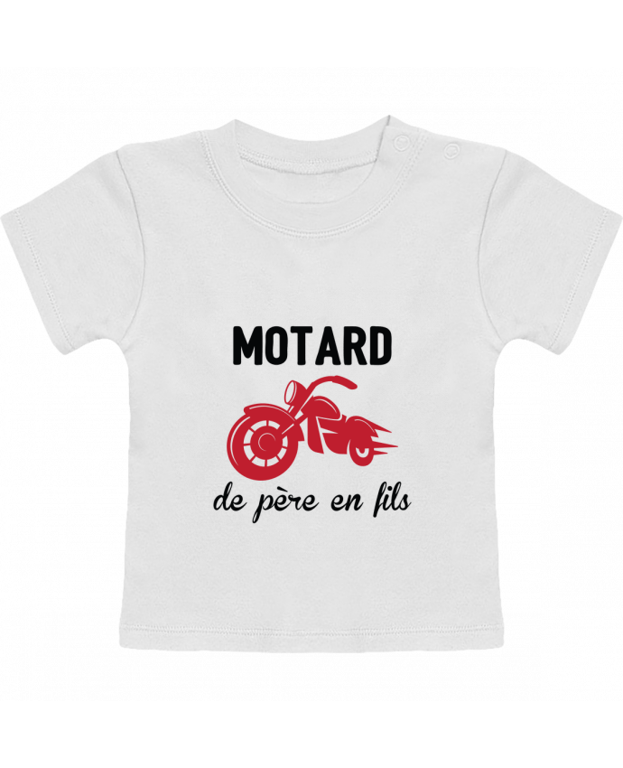 T-shirt bébé Motard de père en fils manches courtes du designer tunetoo