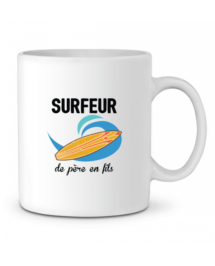 Mug  Surfeur de père en fils par tunetoo