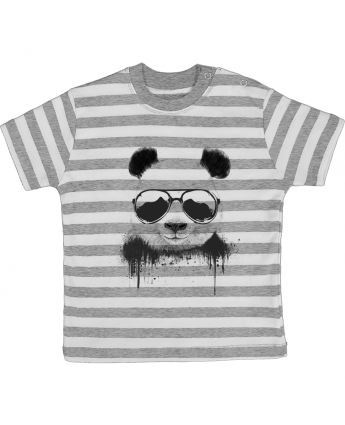 Tee-shirt bébé à rayures Stay Cool par Balàzs Solti