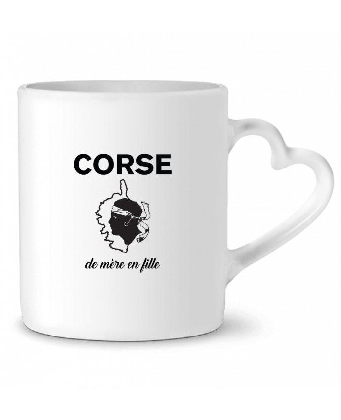 Mug coeur Corse de mère en fille par tunetoo