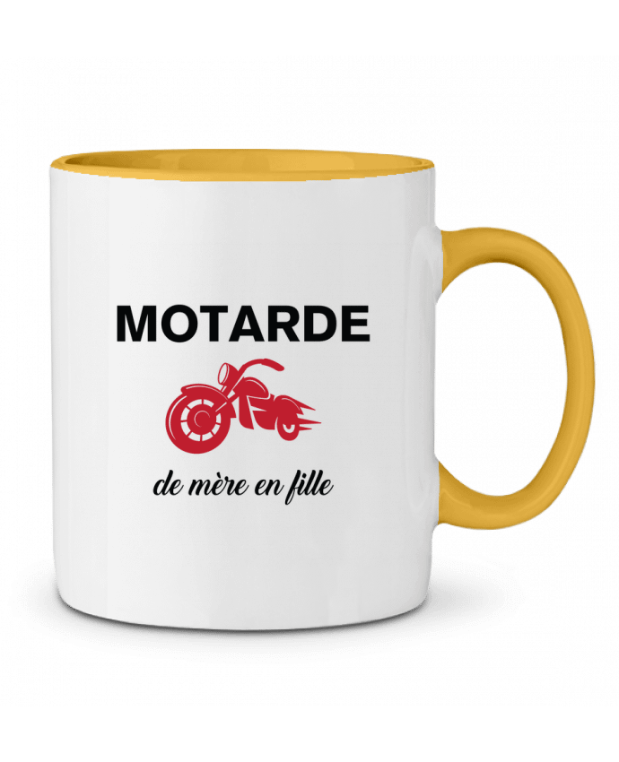 Mug bicolore Motarde de mère en fille tunetoo