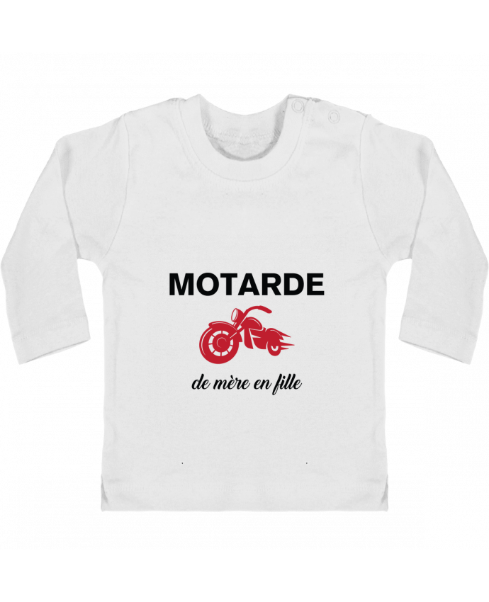 T-shirt bébé Motarde de mère en fille manches longues du designer tunetoo