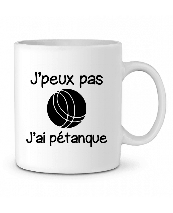 Mug  J'peux pas j'ai pétanque par Benichan