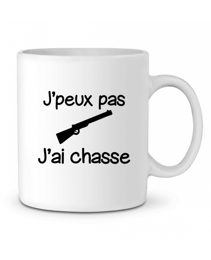 Ceramic Mug J'peux pas j'ai chasse - Chasseur by Benichan