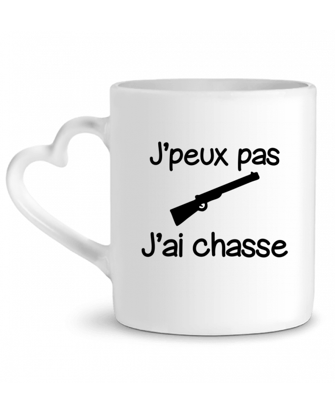 Mug Heart J'peux pas j'ai chasse - Chasseur by Benichan