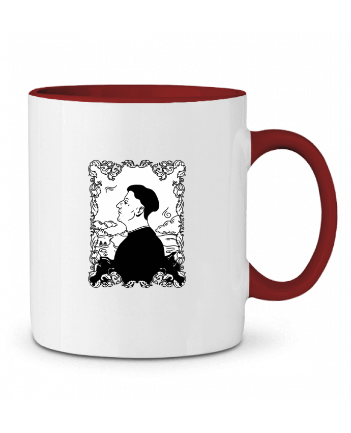 Taza Cerámica Bicolor Godefroy de montmirail tattooanshort