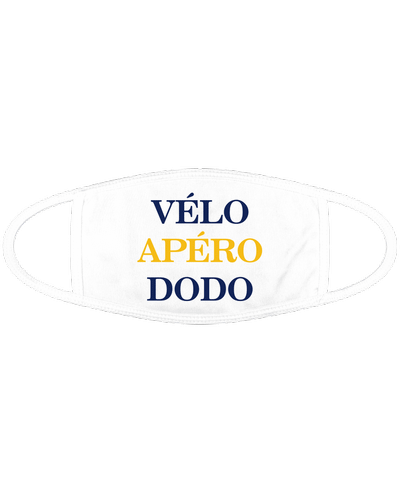 Masque Vélo Apéro Dodo - Masque par tunetoo
