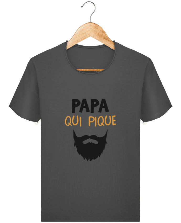  T-shirt Homme vintage Papa qui pique par tunetoo