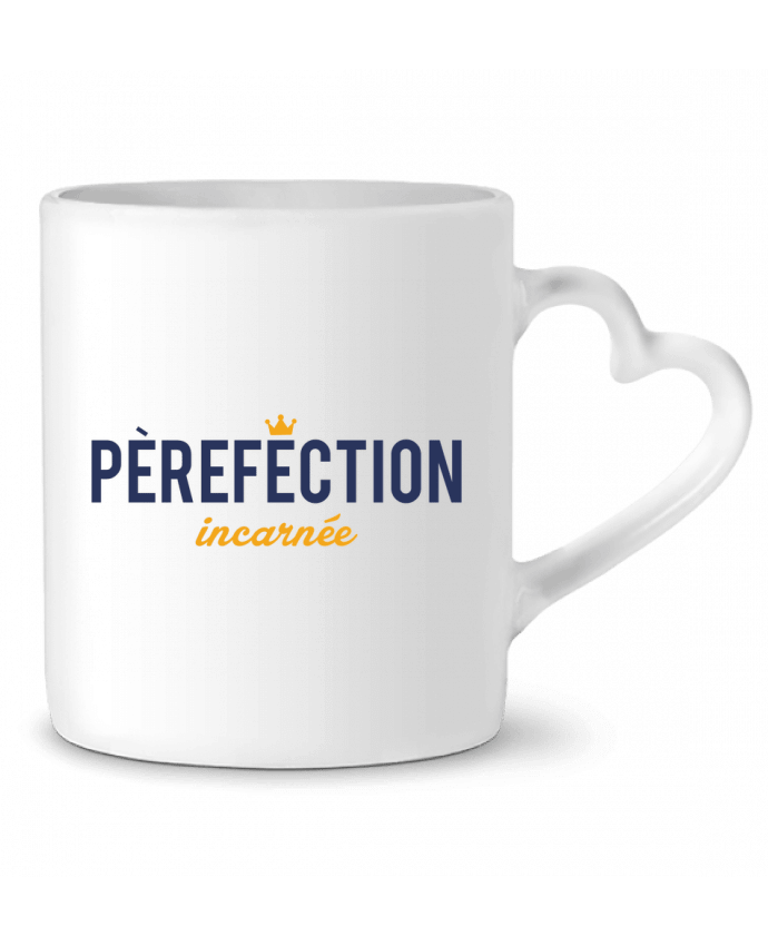 Mug coeur Pèrefection incarnée par tunetoo